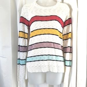 Cloud Chaser Rainbow Stripe Sweater
